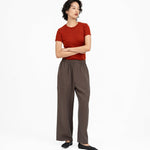 Crinkled Silk Pants - G R A Y E