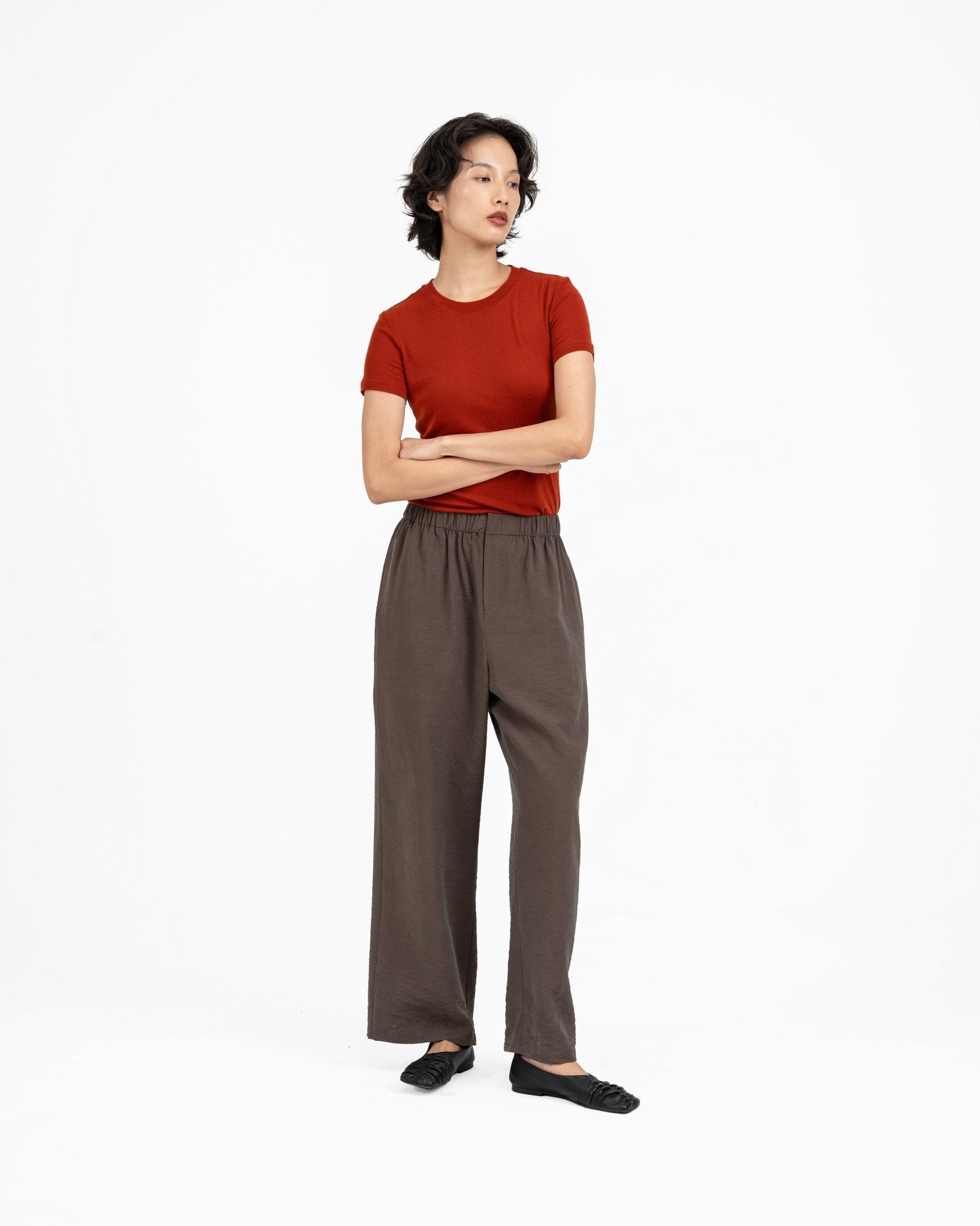 Crinkled Silk Pants - G R A Y E