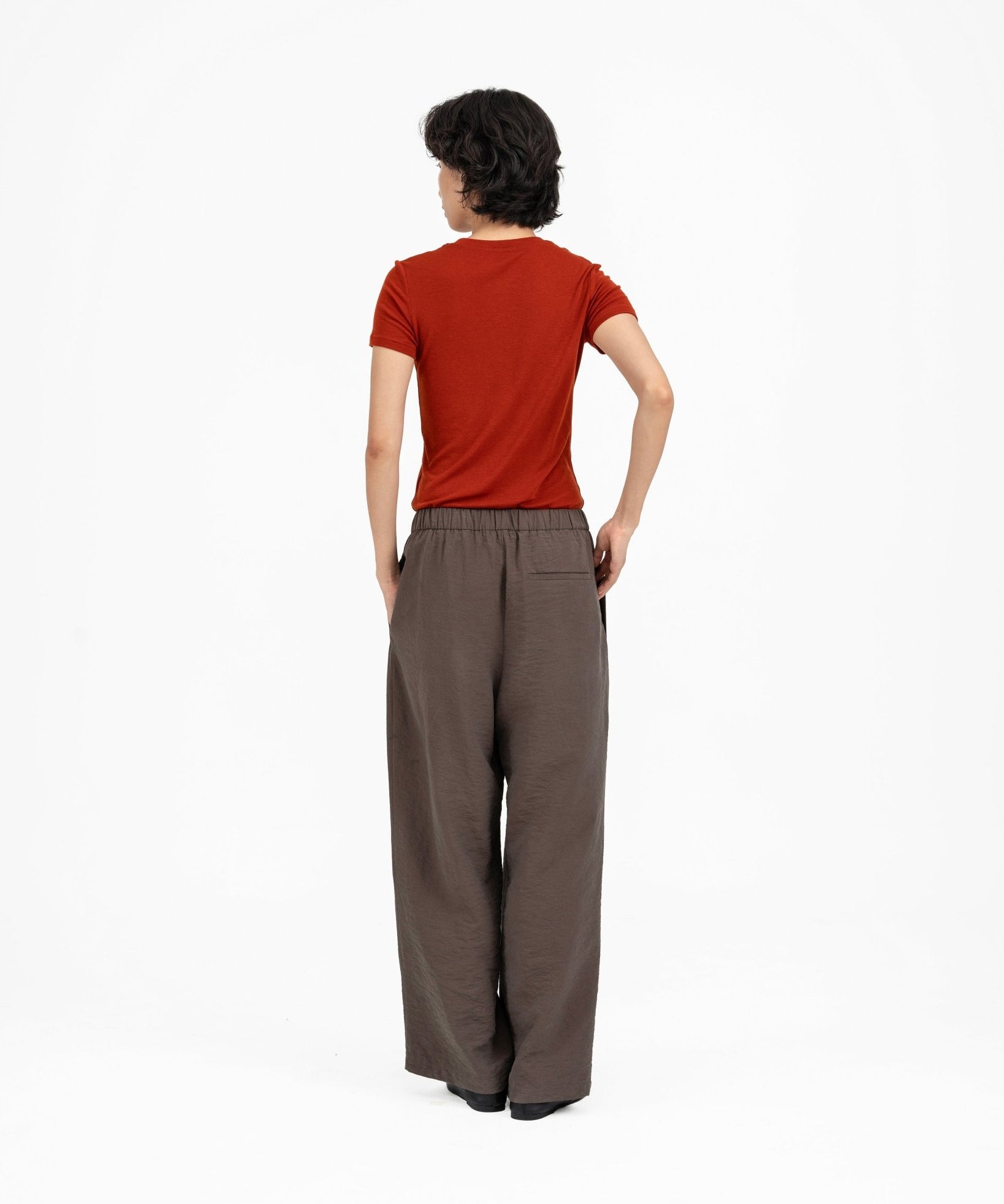 Crinkled Silk Pants - G R A Y E