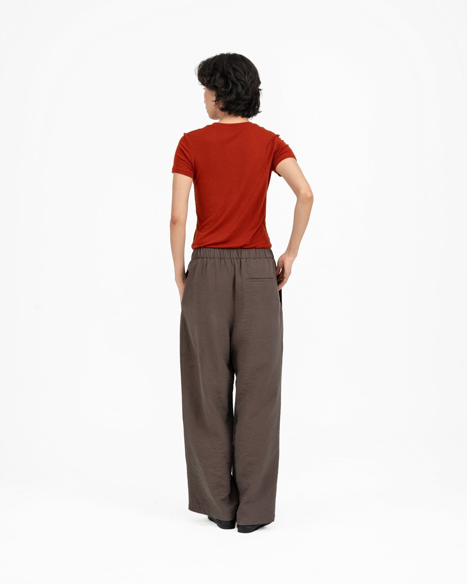 Crinkled Silk Pants - G R A Y E