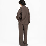 Crinkled Silk Shirt - G R A Y E