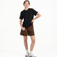 Cupro Classic Tee - Black - G R A Y E
