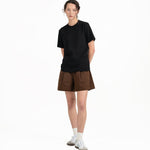 Cupro Classic Tee - Black - G R A Y E