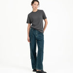 Cupro Classic Tee - Charcoal Gray - G R A Y E