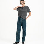 Cupro Classic Tee - Charcoal Gray - G R A Y E