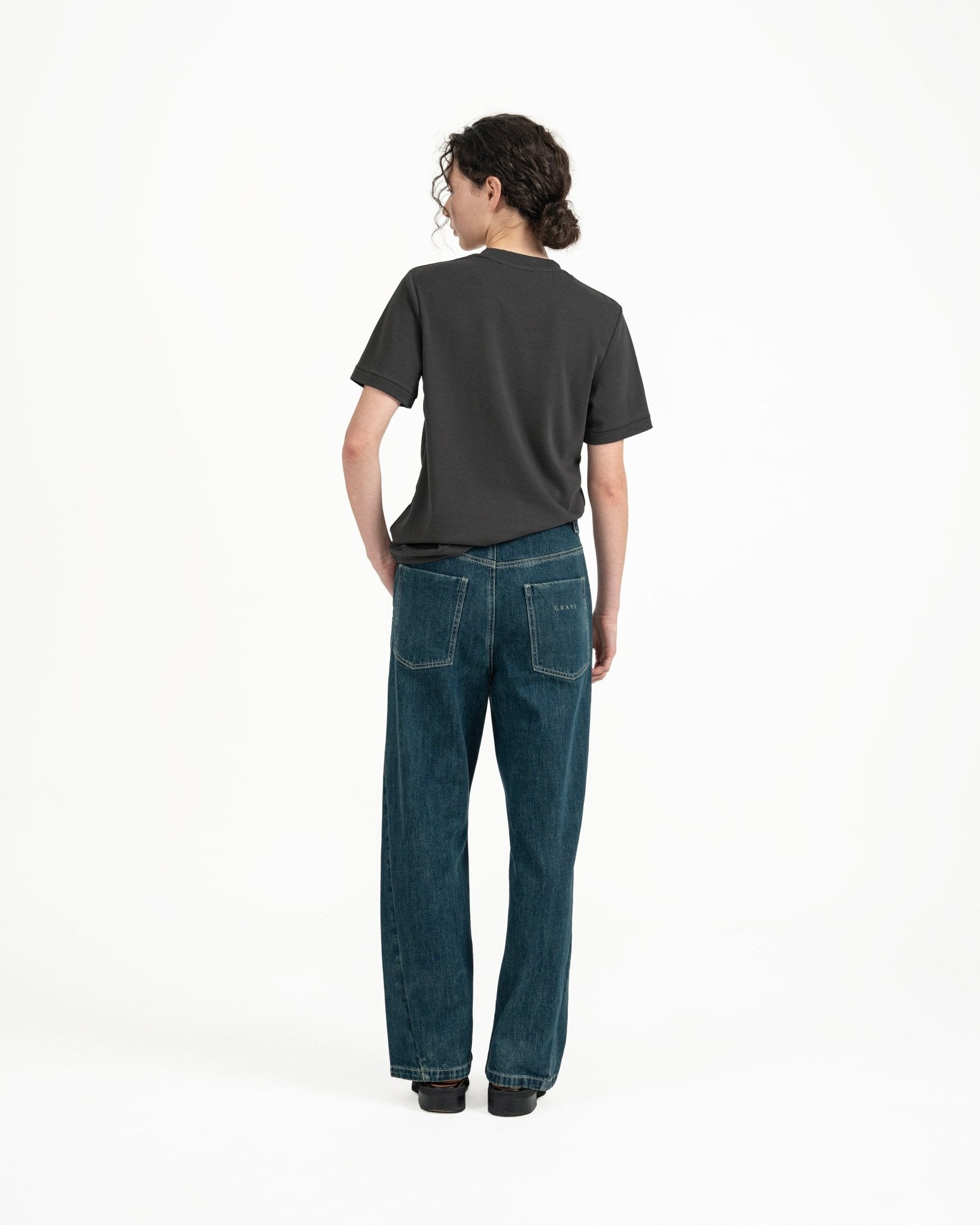 Cupro Classic Tee - Herbal Gray - G R A Y E