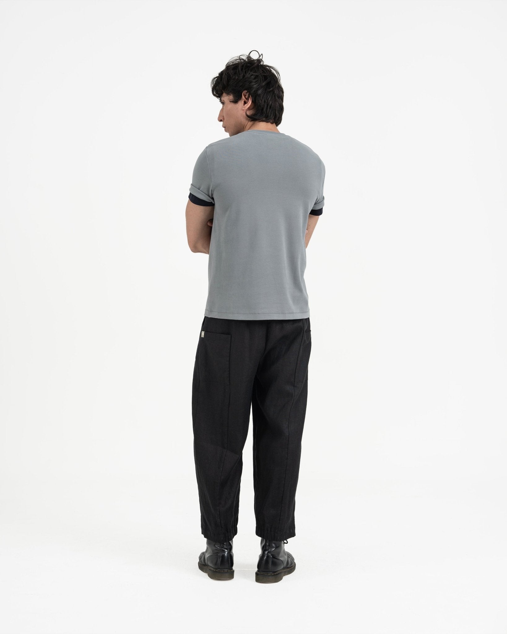 Cupro Classic Tee - Light Slate Gray - G R A Y E