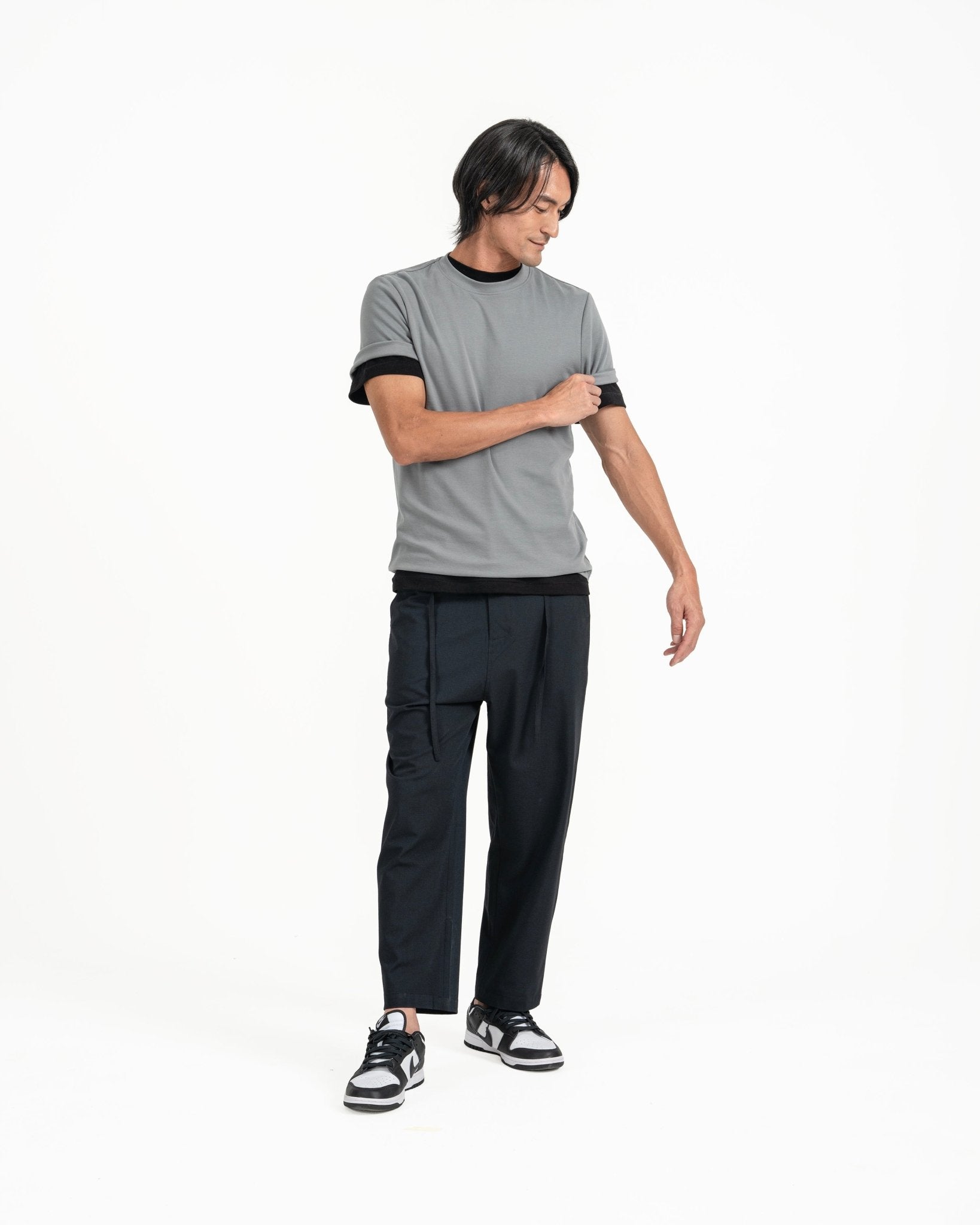 Cupro Classic Tee - Light Slate Gray - G R A Y E