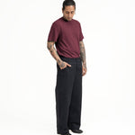 Cupro Classic Tee - Mulberry - G R A Y E