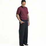 Cupro Classic Tee - Mulberry - G R A Y E