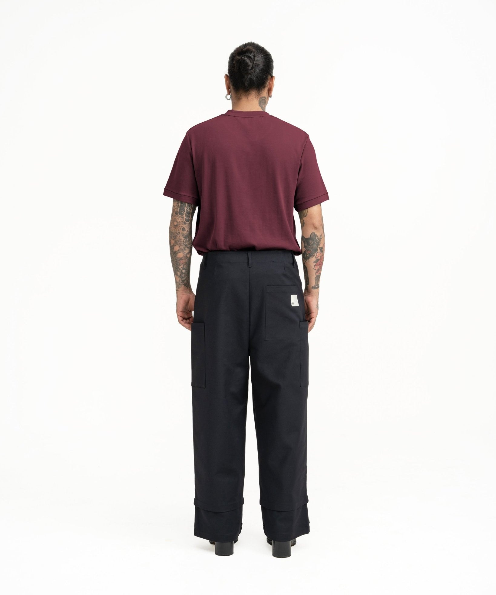 Cupro Classic Tee - Mulberry - G R A Y E
