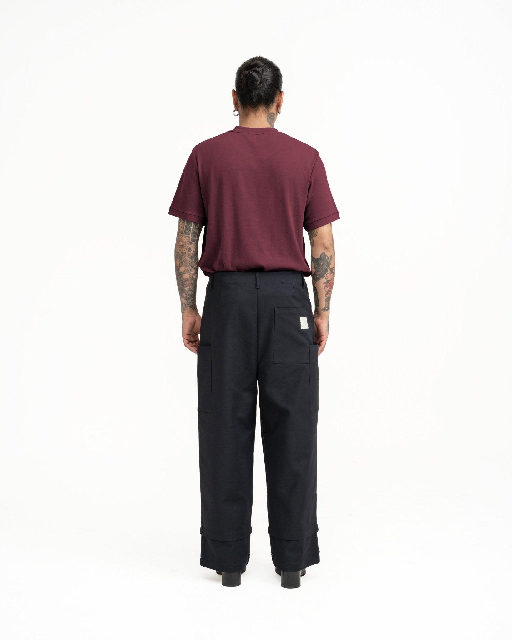 Cupro Classic Tee - Mulberry - G R A Y E