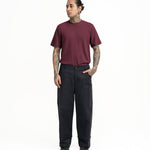 Cupro Classic Tee - Mulberry - G R A Y E