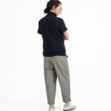 Cupro Classic Tee - Navy - G R A Y E