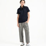 Cupro Classic Tee - Navy - G R A Y E