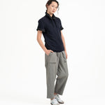Cupro Classic Tee - Navy - G R A Y E