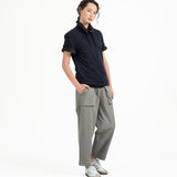 Cupro Classic Tee - Navy - G R A Y E