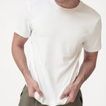 Cupro Classic Tee - Off White - G R A Y E