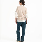 Cupro Classic Tee - Stone - G R A Y E