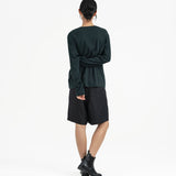 Cupro Long Sleeve Tee - Grayeen - G R A Y E