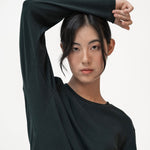 Cupro Long Sleeve Tee - Grayeen - G R A Y E