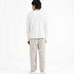 Cupro Long Sleeve Tee - Off White - G R A Y E