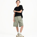 Cupro Signature Tee - Black - G R A Y E