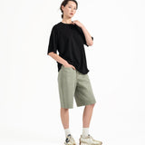 Cupro Signature Tee - Black - G R A Y E