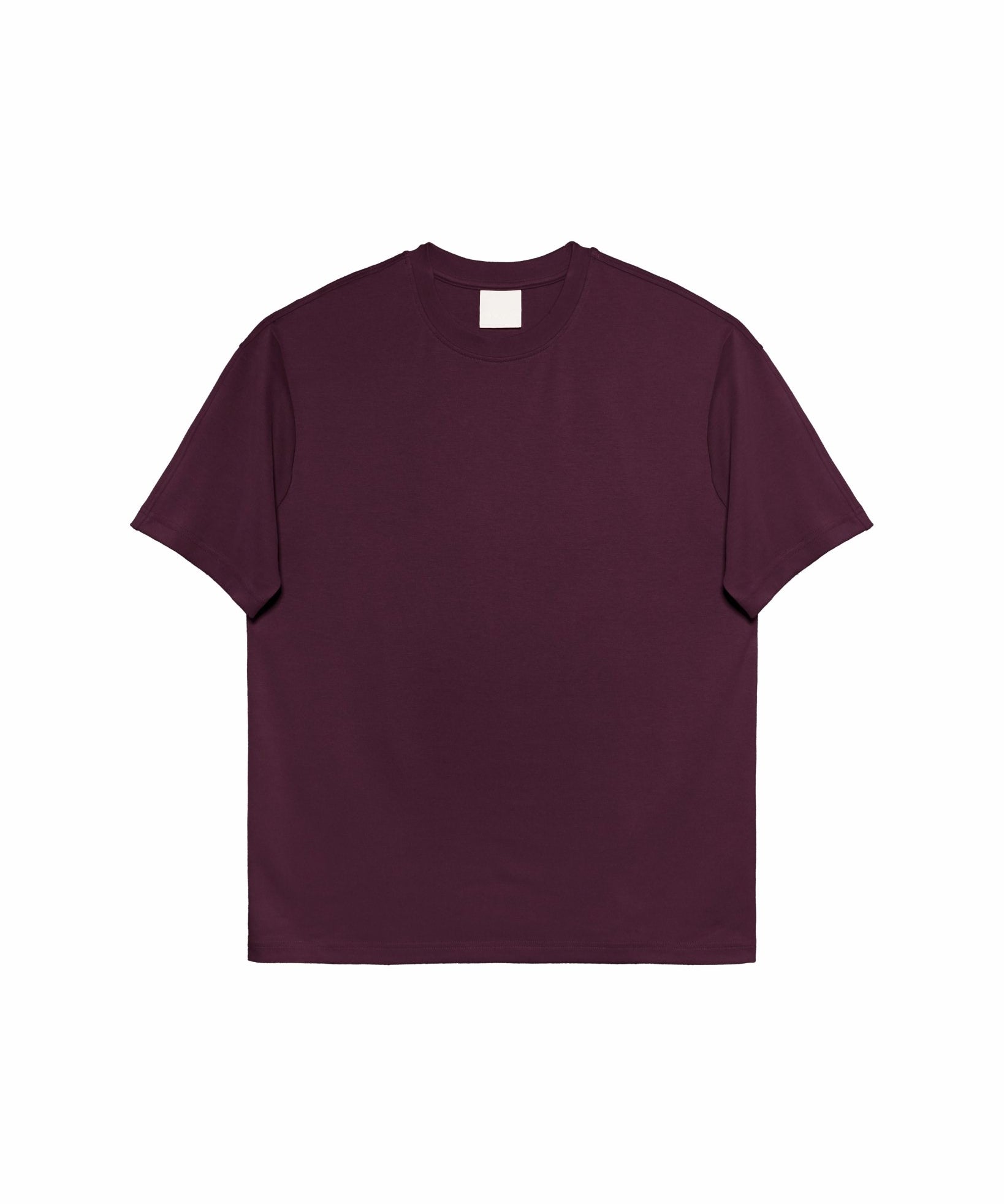 Cupro Signature Tee - Burgundy - G R A Y E