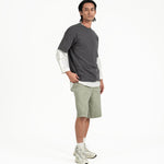 Cupro Signature Tee - Charcoal Gray - G R A Y E