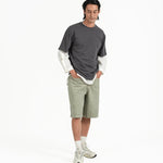 Cupro Signature Tee - Charcoal Gray - G R A Y E