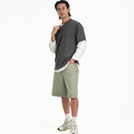 Cupro Signature Tee - Charcoal Gray - G R A Y E