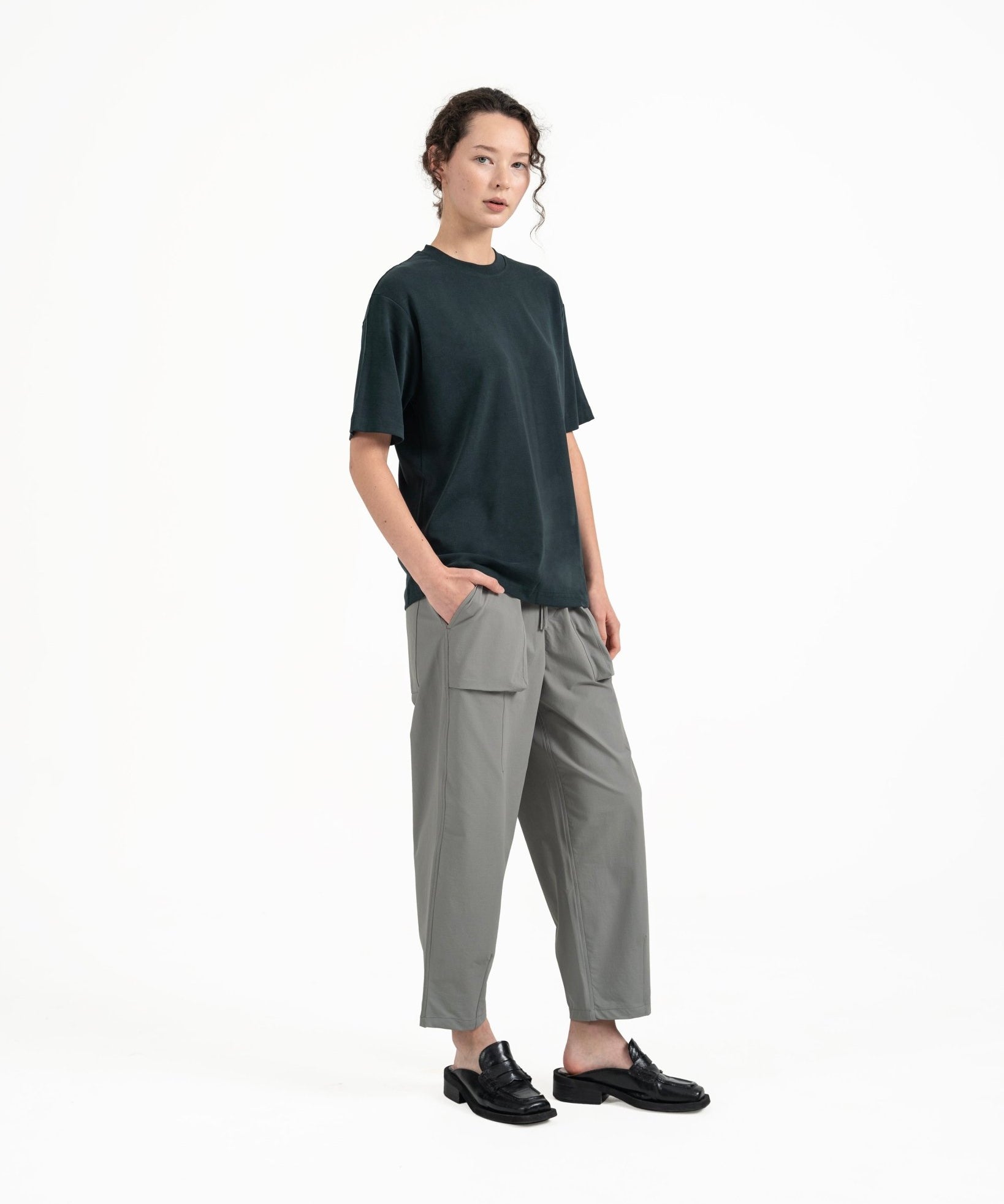 Cupro Signature Tee - Grayeen - G R A Y E