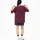 Cupro Signature Tee - Mulberry - G R A Y E