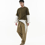 Cupro Signature Tee - Olive - G R A Y E