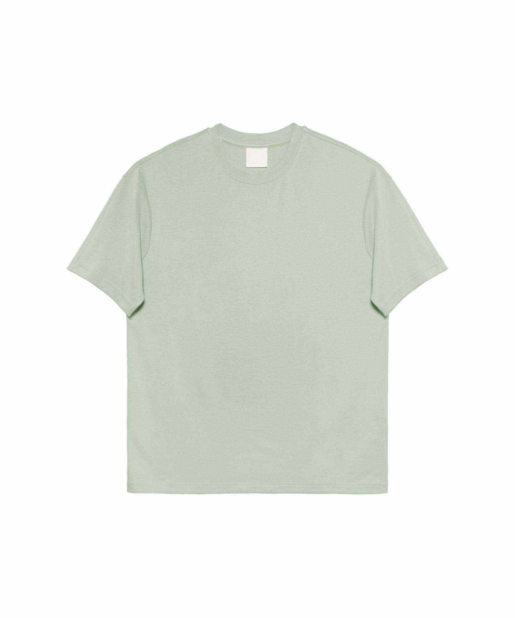 Cupro Signature Tee - Pistachio Green - G R A Y E