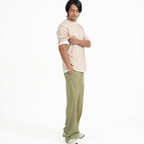 Cupro Signature Tee - Stone - G R A Y E