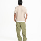 Cupro Signature Tee - Stone - G R A Y E