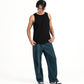 Cupro Sleeveless Tee - Black - G R A Y E