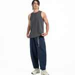 Cupro Sleeveless Tee - Charcoal Gray - G R A Y E