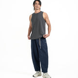 Cupro Sleeveless Tee - Charcoal Gray - G R A Y E