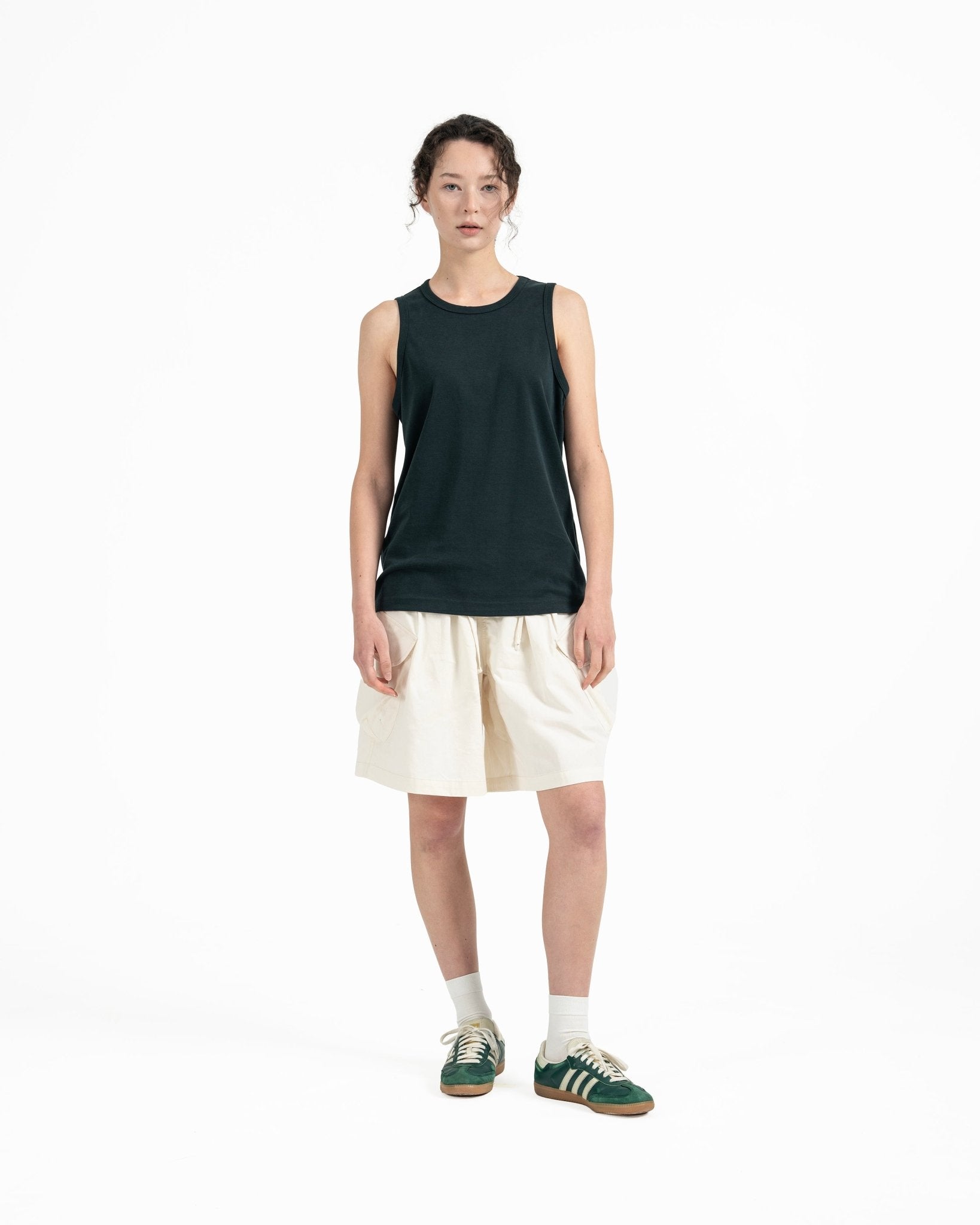 Cupro Sleeveless Tee - Grayeen - G R A Y E