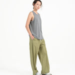 Cupro Sleeveless Tee - Light Slate Gray - G R A Y E