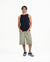 Cupro Sleeveless Tee - Navy - G R A Y E