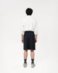 Double Waist Shorts - Navy - G R A Y E