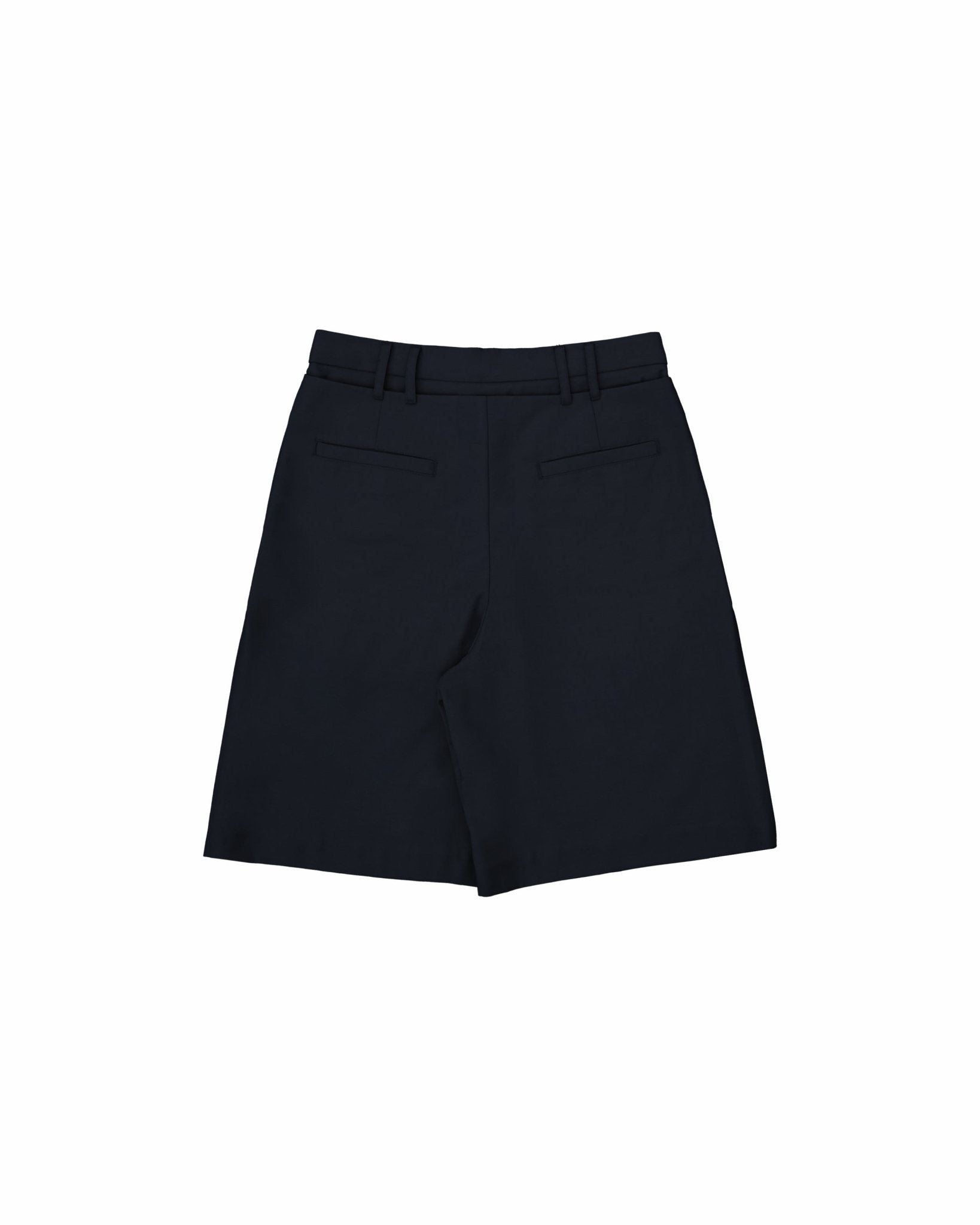 Double Waist Shorts - Navy - G R A Y E