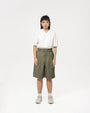 Double Waist Tailored Shorts - G R A Y E