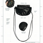 Eclipse Leather Pouch - G R A Y E