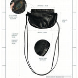 Eclipse Leather Pouch - G R A Y E