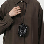 Eclipse Leather Pouch - G R A Y E